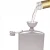 Import Pure titanium mini wine pourer hip flask funnel small for liquor from China