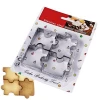 Puzzle 4PCS stainless steel cake mold cookie cutter baking tool