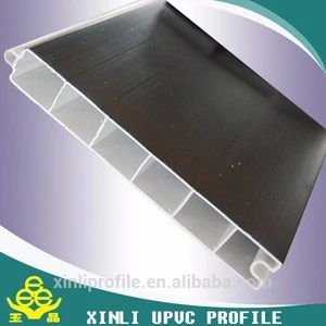 pvc door panel profile 60 series/upvc window profiles/China factory