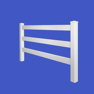 PVC Products PVC Post and Rail Fence