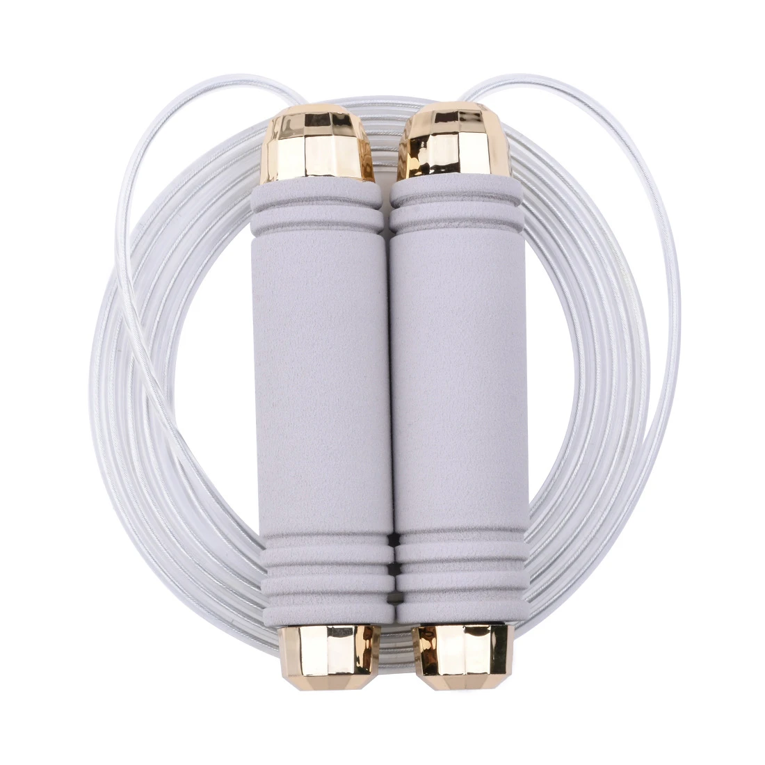 PVC Thick Metal Wire Skipping Cord Jump Rope Eco Friendly Stylish Weighted Jump Ropes with Bag Weighted Block