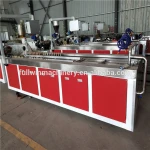 PVC WPC wooden door window frame PE WPC deck extrusion line upvc window making machines