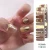 Import QY Wholesale 22 Strips High Quality Valentine Gold Nail Art Strips Nail Polish Wraps from China