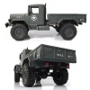 RC Truck Remote Control Vehicle Military Transporter Off-Road Monster 6WD Tactical 2.4G Rock Crawler Electronic Toys Kids Gift