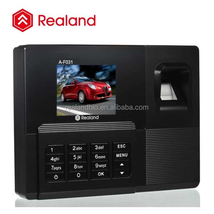 Realand A-F031 Biometric Attendance Machine Time Recording Fingerprint Clock Recorder with TCP/IP
