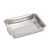 Import Rectangular Baking Tray Roasting Pan With Rack Stainless Steel Baking Pan Sheet With Cooling Rack from China