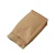 Import Recyclable coffee bags 250g Eight-Sided Brown Kraft Paper Zipper Square Flat Box Bottom Stand Up Pouch Packaging Snack Bags from China