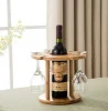 Red wine cabinet display stand floor to floor home by the wall of small red wine bottles real bamboo wine rack