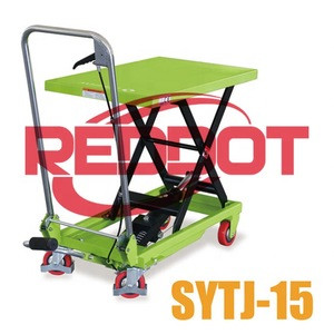 Reddot 2019 hot sale good quality manual hydraulic scissor lift table