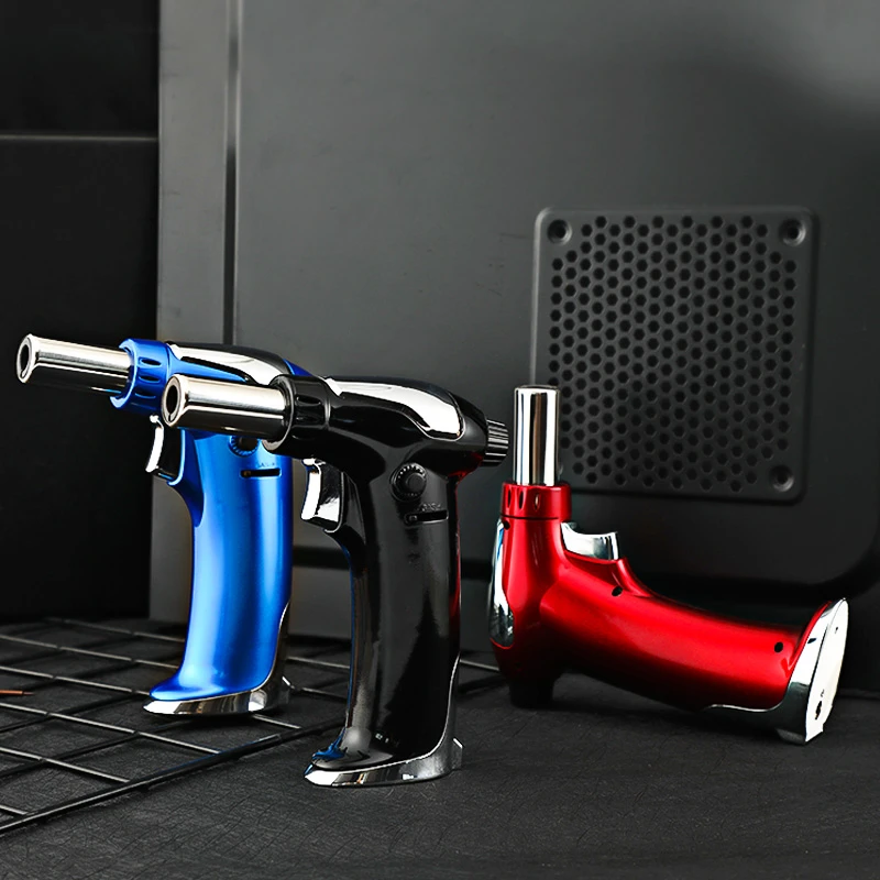 Refillable Kitchen Mini Welding Blow Butane Gas Lighters Jet Torch Lighter