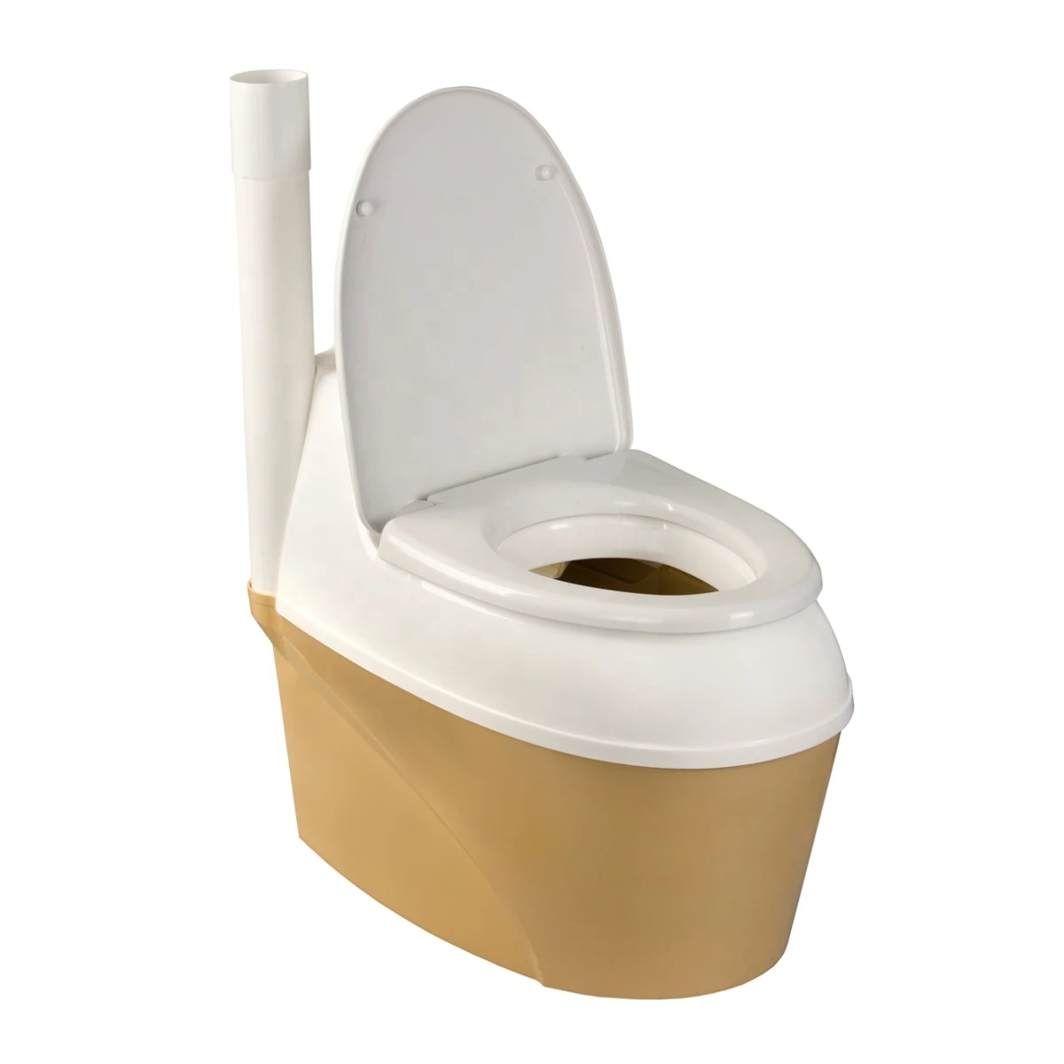 Reliable portable composting toilet, PE plastict, easy to maintain