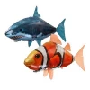 Remote Control Shark Toys Air Swimming Fish RC Animal Toy Infrared RC Flying Air Balloons Clown Fish Toy Gifts Party Decoration