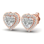 REYES Wholesale Luxury Wedding Fine Jewelry Women 925 Sterling Silver Lab Grown 1.8 Carat Diamond Stud Earrings Birthday Gift