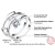 Import RINNTIN SR22 fashion women men resizable wedding rings wholesale 925 sterling silver couple ring jewelry from China