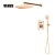 Import ROSE GOLD  Shower Mixer Faucet concealed Control Valve With Diverter for rose gold shower faucet valve from China