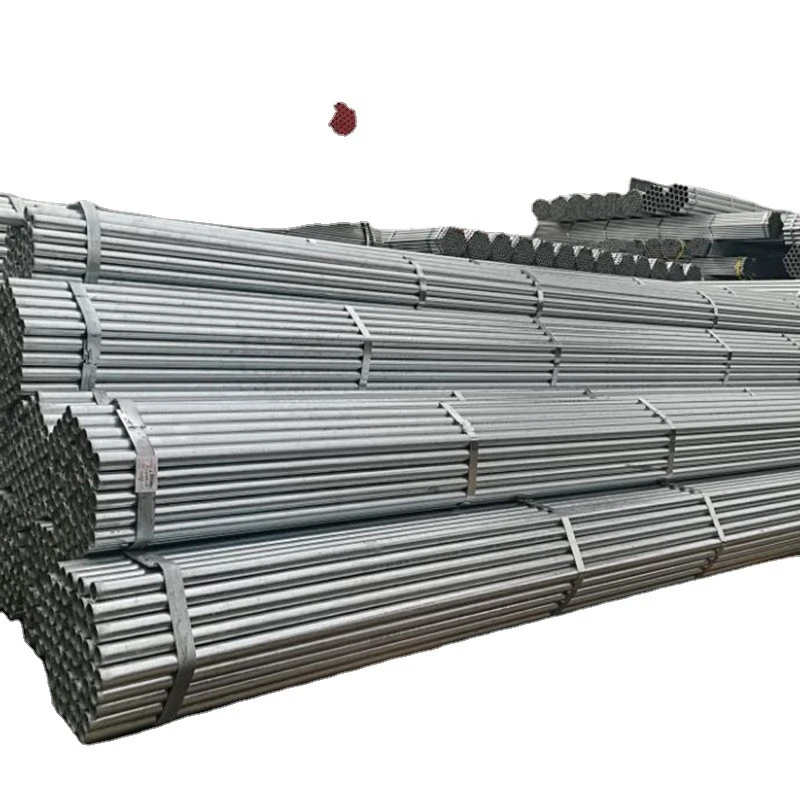 Round metal ASTM A123 galvanized steel pipe price for greenhouse