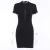 Import S1037D Hot sale summer women zipper casual dresses from China