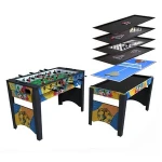 Buy Foldable 4 In 1 Multi Game Table Kids Play Indoor Table 4 Different Game  Pool Ball Soccer Table Tennis Air Hockey from Shanghai Variety Gift And Toy  Co., Ltd., China