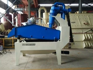Sand vibration washer, sand classifier machine,  sand washer with hydrocyclone for sale