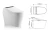 Import Sanitary ware wc automatic sensor flushing intelligent ceramic white smart toilet from China