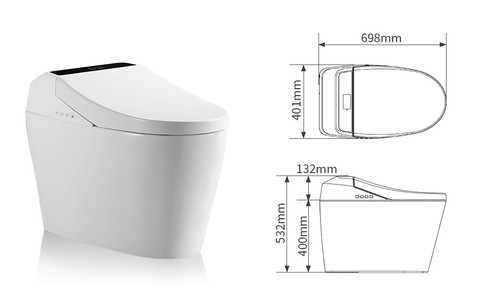Buy Sanitary Ware Wc Automatic Sensor Flushing Intelligent Ceramic ...