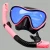 Import Scuba Diving Equipment Snorkel Set Diving Snorkeling Mask Set Colorful Glass Underwater Sport Product from China