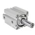 Import SDA thin cylinderl piston type double acting  compact pneumatic air cylinder from China