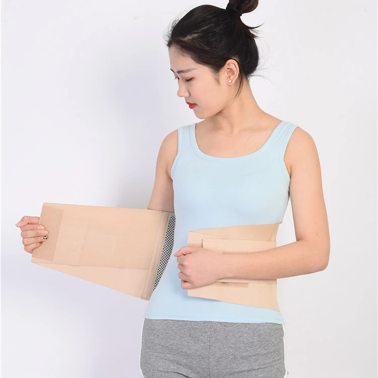 Self-heating lumbar support belt Breathable lumbar support, universal size can be customized, lumbar support belt with metal