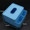 Sell well concise plastic tissue box,multifunctional tissue storage box