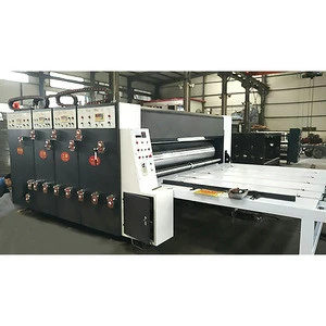 Semi-auto Corrugated Carton box printing machine, Carton box printing slotting die cutting machine