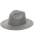 Import SH-1014 Classic Women Men Vintage Flat Felt Wide Brim Panama Fedora Hats from China