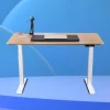 SH Easy Assembly Time Reminder Ergonomic White Home Office Sit Stand Height Adjustable Standing Desk