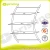 Import Shopee Sale 3-Tier Glass Chrome Metal Bathroom Wall Mount Rack Wholesale Taiwan Household Storage Manufacturer Display Racks from Taiwan