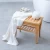 Import Shower Bench 2-Tier Storage Chair Shelf Bamboo Shower Bench Bath Stool For Bathroom from China