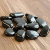 Shungite Pebbles Tumbled Stones in Bulk for Crafting and EMF Protection