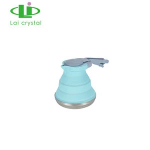 Silicone Folding Water Bottle Cup Spiral Folding Kettle