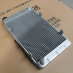 Silver Powder Coated Aluminum Radiator For Go Kart ATV Buggy
