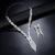 Import Simple Design Sliver Color Necklace Earrings Jewelry Set Crystal Bridal Party Jewelry Set from China