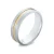 Import Simple Style Men Women Gold Plated Line Channel Pure Titanium Ring from China