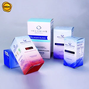 Sinicline popular high quality flat shipping paper box for skin care products