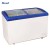Import Smad 300L 500L Curved Glass Ice Cream Showcase Chest Freezer Commercial from China