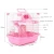 Import Small Castle Hamster Cage  Matching Runner Water Post Stainless Steel Double Layer Small Animal Cages Hamster Villa luxury House from China