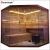 Import Smartmak Luxury Rock Salt Sauna Steam Room,Led Star Lights Corner Sauna For Sale from China