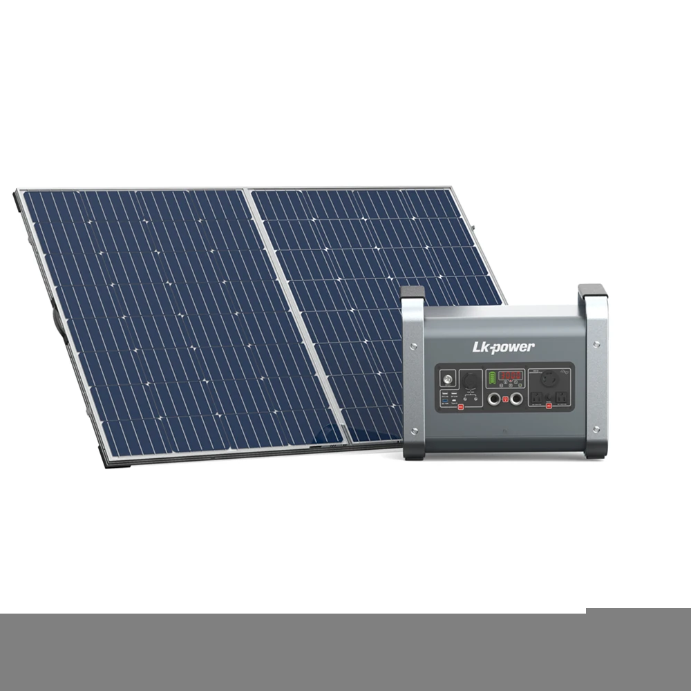 Solar Generator [Quad Kit] 1920Wh Generator + 4 x 100W Solar Panels