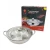 Import Soup stock pots stainless steel 201 hot pot keep food warmer with glass lid from China