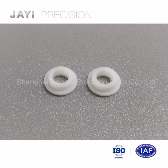 Precision Small Plastic Plain Washers, PTFE Bushing Shoulder Washers