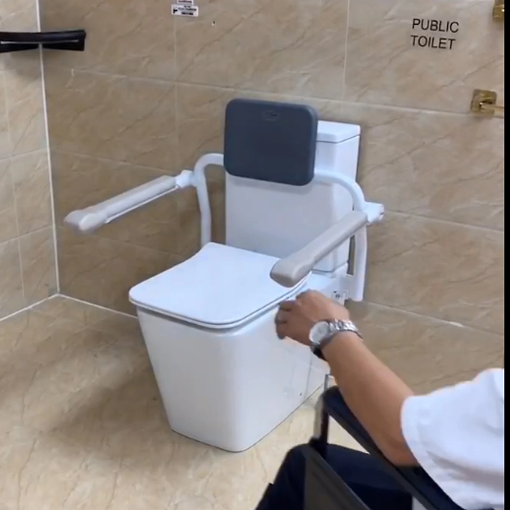 special need care sanitary toilet comfort height wc toilet t plus size water closet   access and mobility utility ADA sanitario