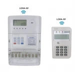 Split Keypad 3 Phase Digital Energy Meter STS Prepaid LORA-RF module Electricity Meter with CIU and AMI System
