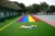 Import Sport colorful used pe artificial synthetic fake grass putting green carpets from China
