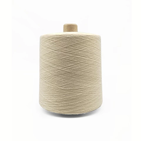 spun polyester thread spun yarn 100% polyester spun yarn 30/1 for weaving
